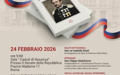 Il 24 presentazione del saggio storico di Stefano de Carolis e Nicola Cotti “Il giovane Chiaffredo Bergia” al Senato della Repubblica