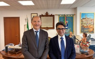 Sicurezza e collaborazione istituzionale: primo incontro tra il Sindaco e il nuovo Questore di Matera
