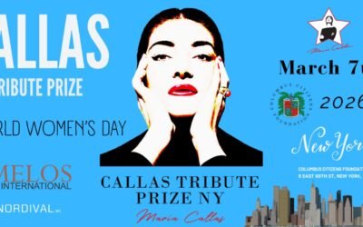 Al via il 7 marzo a New York il “Maria Callas Tribute Prize” 2026
