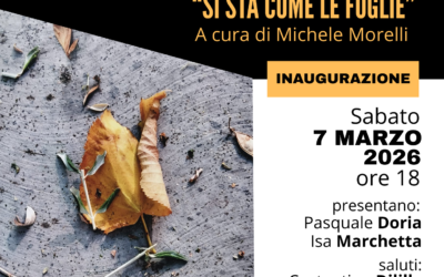Matera, il 7 nella Sede Unitep inaugurazione della mostra fotografica “Si sta come le foglie” di Michele Morelli