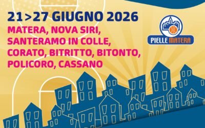 Conto alla rovescia, mancano 100 giorni al MiniBasket in Piazza 2026. La 34° edizione della kermesse internazionale sarà di scena a Matera e in altre otto città