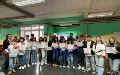 Matera, l’I.C. Pascoli parla francese. Inaugurazione nuova biblioteca e consegna diplomi DELF con il Rappresentante del Consolato Mercier
