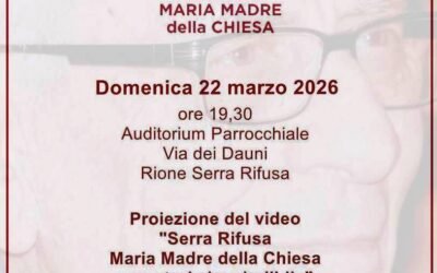 “Serra Rifusa, Maria Madre della Chiesa. Una storia inscindibile”, il 22 proiezione del video realizzato dallo storico e intellettuale materano Nino Vinciguerra