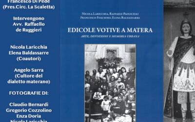 “Edicole votive a Matera – Arte, devozione e memoria urbana”, il primo aprile presentazione del volume