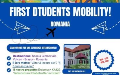 I ragazzi dell’I.C. “Palazzo Salinari” di Montescaglioso–Pomarico in partenza per la Romania