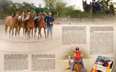 L’uomo che parla all’anima del cavallo Arabo: l’artista equestre Giuseppe Colapinto intervistato dalla prestigiosa rivista internazionale “Arabian Horse Magazine”