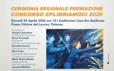 A Potenza la cerimonia regionale promossa da Ente Pro Loco Basilicata del concorso nazionale Eplibriamoci