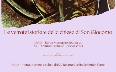 Matera, il 19 aprile inaugurazione delle vetrate istoriate della chiesa di San Giacomo