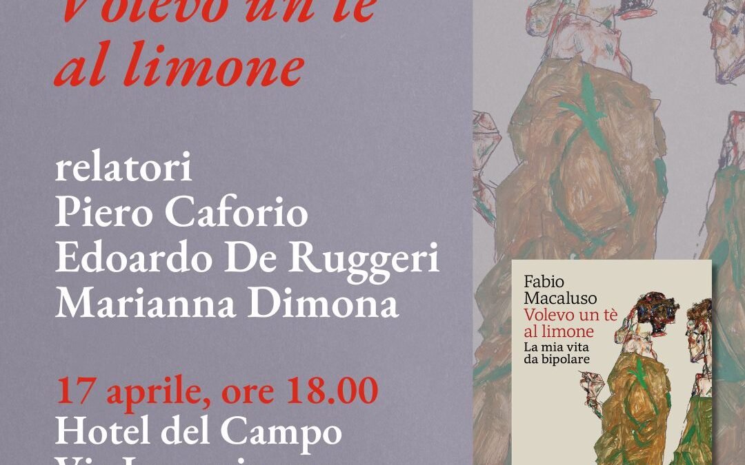 Matera, Fabio Macaluso ospite presso l’Hotel del Campo di Matera venerdì 17 aprile. Evento è organizzato dalla Libreria Di Giulio