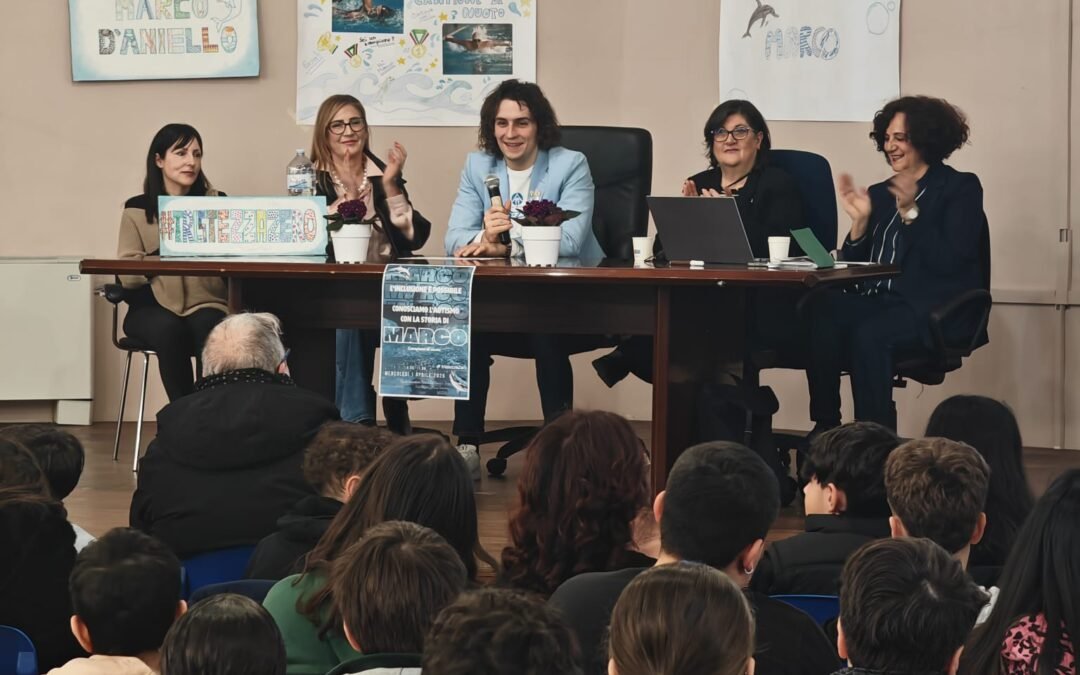 Quando la fragilità diventa forza: in occasione della Giornata mondiale della consapevolezza sull’autismo gli studenti dell’I.C. “Semeria-Minozzi-Festa” di Matera hanno incontrato l’atleta paralimpico Marco D’Aniello