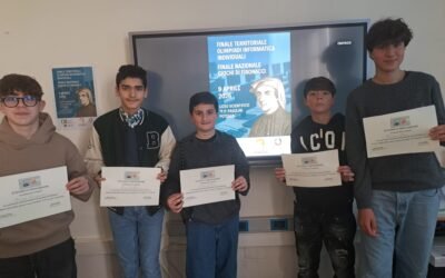 Cinque studenti della secondaria dell’Istituto Comprensivo Semeria  Minozzi Festa di Matera alle finali nazionali dei Giochi di Fibonacci presso il Liceo Scientifico Pasolini di Potenza