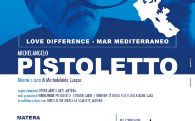 Il Mediterraneo si fa arte: a Matera dal 7 maggio l’opera di Michelangelo Pistoletto, simbolo universale del dialogo
