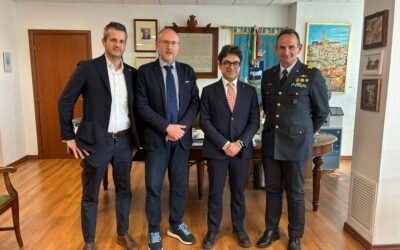 Matera, incontro del sindaco Nicoletti con il Generale Ispettore Mario Sciandra dell’Aeronautica 