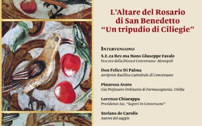 Festa delle Ciliegie di Conversano, il 2 giugno presentazione del volume “Ciliegie – Arte Devozione Benessere” di Stefano De Carolis