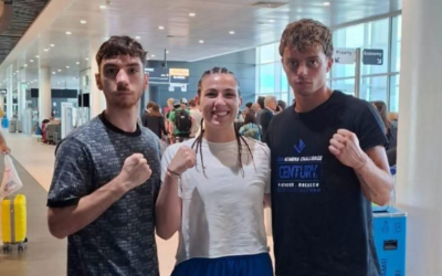 Anche Daniela Dell’Orco, atleta della Dynamic Center Matera e allieva del Maestro Tralli, in viaggio da Dubrovnik verso Omiš con una rappresentanza Federkombat