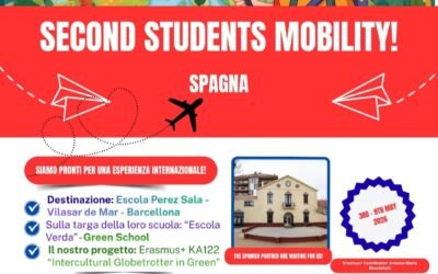 Erasmus+, otto studenti dell’I.C. “Palazzo Salinari” di Montescaglioso–Pomarico partono alla volta della Spagna