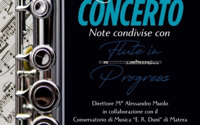 “Note Condivise con il Flute in Progress” il 7 maggio a Moliterno