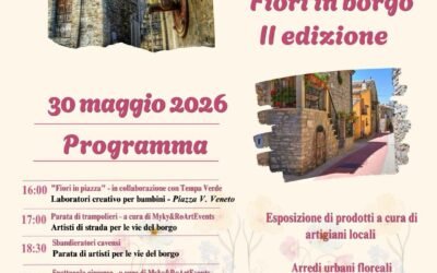 “Fiori in Borgo” torna a Guardia Perticara: la II Edizione si terrà il 30 maggio