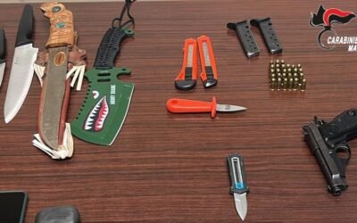 In auto con una pistola rubata, tre persone arrestate dai Carabinieri della Compagnia di Policoro