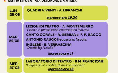 Al via il 25 a Matera la “Settimana Saggi Unitep”