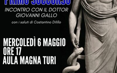 Mercoledì di Unitep Cultura, il 6 incontro con il Dott. Giovanni Gallo sul tema “Principi di Pronto Soccorso”
