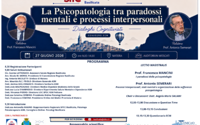 L’ASM promuove a Matera un convegno dedicato alla psicopatologia contemporanea