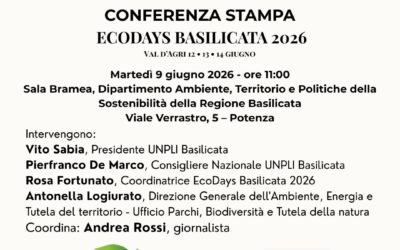 Al via Ecodays Basilicata 2026: a Potenza la presentazione ufficiale dell’evento dedicato ai quattro elementi