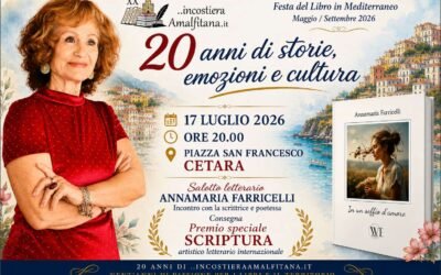Premio speciale Scriptura artistico letterario internazionale a Cetara per Annamaria Farricelli