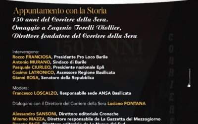 La Pro Loco Barile celebra i 150 anni del Corriere della Sera alla presenza del Direttore responsabile Luciano Fontana