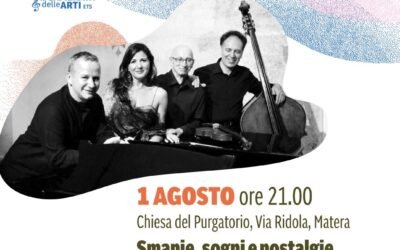Matera, il primo agosto “Smanie, sogni e nostalgie”: il Quartetto Samarago in concerto alla Chiesa del Purgatorio