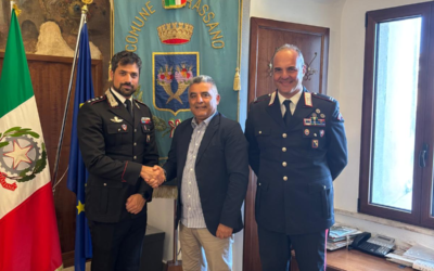 Grassano, il sindaco Luberto: “La mia più profonda gratitudine al Capitano Calabria per il lavoro svolto in questi anni”