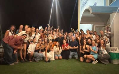 Ospiti dell’hotel Palatinum Thomas Signorelli, coreografo ufficiale delle cerimonie di apertura e chiusura dei Giochi del Mediterraneo, e il corpo di ballo
