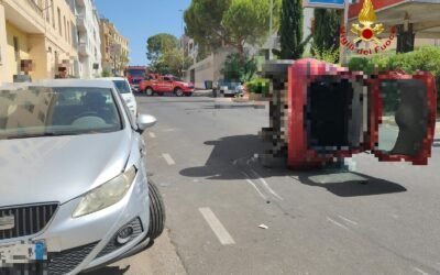 Matera, incidente stradale tra due auto in via Lucana