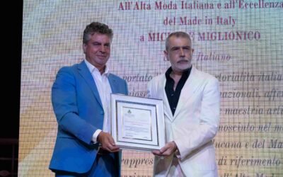 Premio “Lucania Oro 2026” a Michele Miglionico come riconoscimento per l’Alta Moda italiana e l’eccellenza del Made in Italy