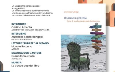 Il 17 a Matera “Il Gitano in poltrona” di Giuseppe Lalinga