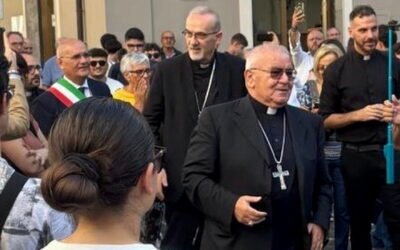Il cardinale Pizzaballa a Lauria: «La prima violenza è nelle parole». Il Patriarca latino di Gerusalemme ha incontrato giovani ed educatori nel Santuario del Beato Domenico Lentini