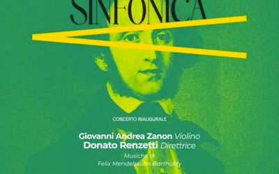 Per la quinta stagione dell’Orchestra Sinfonica di Matera la grande musica sinfonica: Mendelssohn con Giovanni Andrea Zanon e Donato Renzetti
