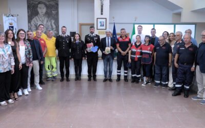 Saluto del Comune di Tricarico al Capitano Andrea Calabria: nuovo incarico a Benevento per il comandante della Compagnia carabinieri