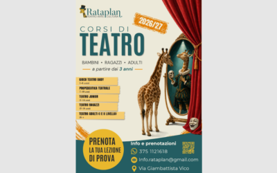Rataplan apre le porte al nuovo anno: corsi di teatro per tutte le età a Matera