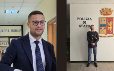 Il saluto della Polizia di Stato di Matera a D’Elia e Placino: nuovi incarichi per i due Commissari Capo