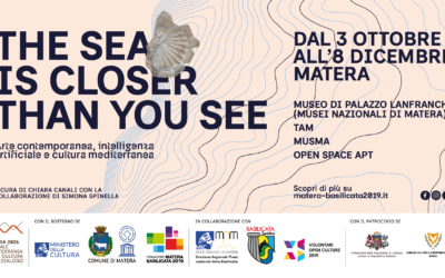 Matera Capitale Mediterranea della Cultura e del Dialogo 2026: il 3 ottobre la presentazione di “The Sea Is Closer Than You See