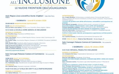 A Matera “Il diritto all’inclusione. Le nuove frontiere dell’uguaglianza”