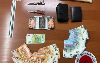 Sorpreso con 300 grammi di hashish, arrestato a Tursi dai Carabinieri