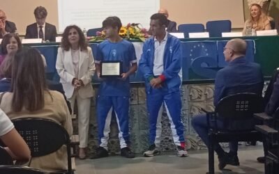 Kickboxing: Silvio Mario Canterino, campione del mondo, premiato alla cerimonia di inaugurazione dell’Anno Scolastico