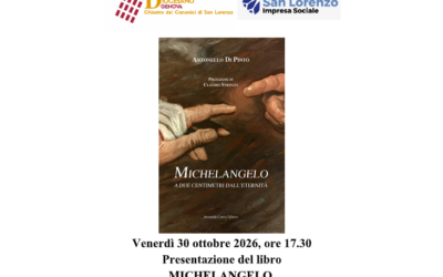 Genova, il 30 nel Museo Diocesano presentazione del nuovo libro del prof. Antonello Di Pinto “Caravaggio. Il portale per arrivare a Dio”