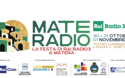 Materadio, Radio3 torna a Matera con tantissimi ospiti