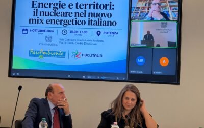 Energia e territori, a Potenza il confronto sul nucleare nel nuovo mix energetico italiano