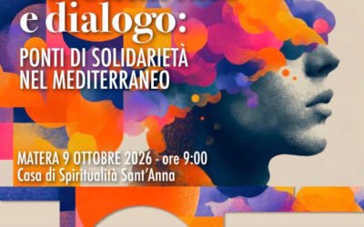 A Matera il volontariato costruisce ponti di pace nel Mediterraneo, il 9 iniziativa del Centro Servizio al Volontariato CSV Basilicata e del CSVnet